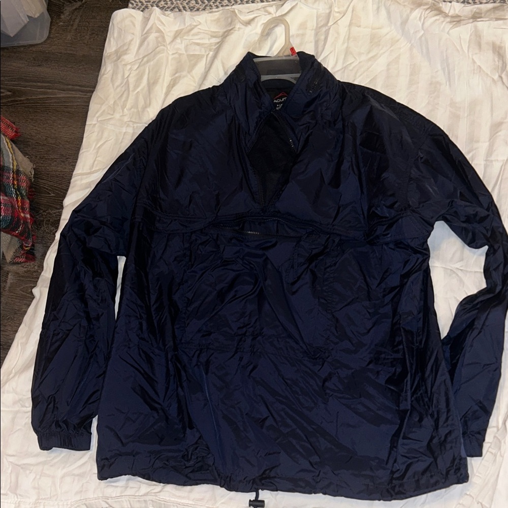 Men's Dark Blue Windbreaker